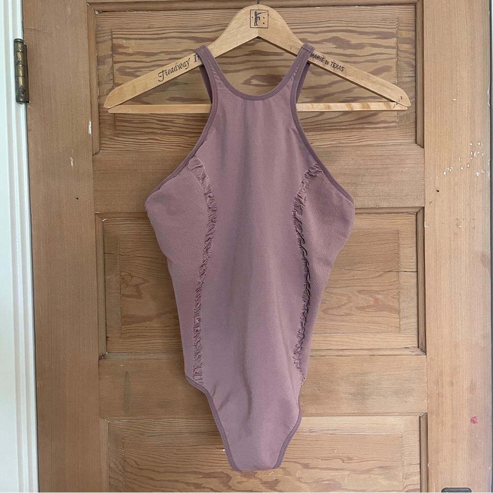 Nike Mauve High-Neck Bodysuit